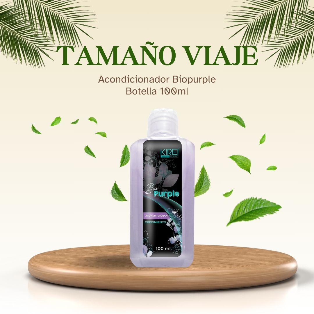 Acondicionador Biourple tamaño viaje
