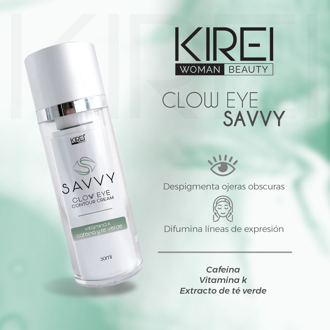 Savvy glow eye crema para el contorno de ojos