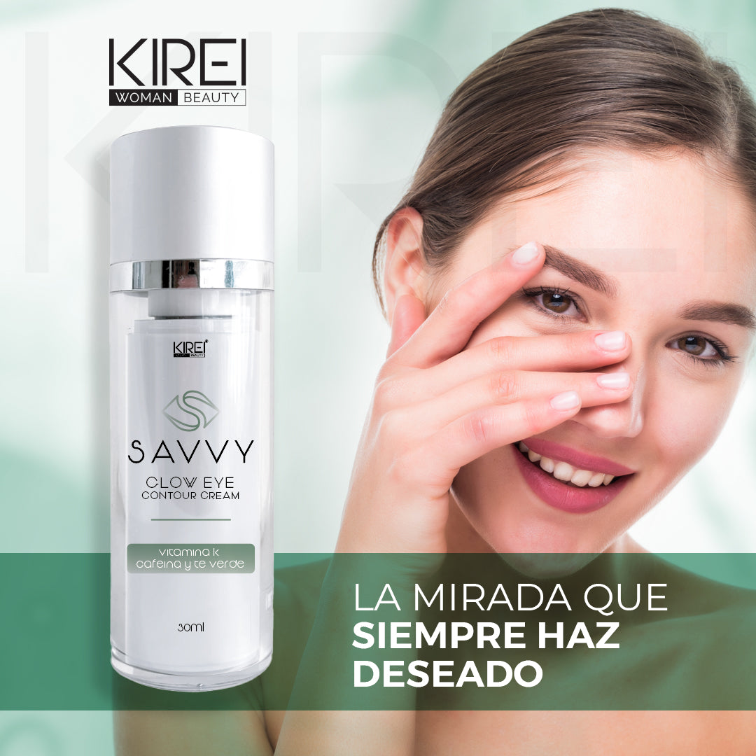 Savvy glow eye crema para el contorno de ojos