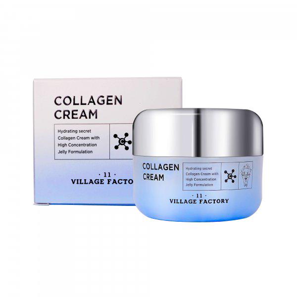Crema anti envejecimiento prematuro: Collagen cream Village factory: