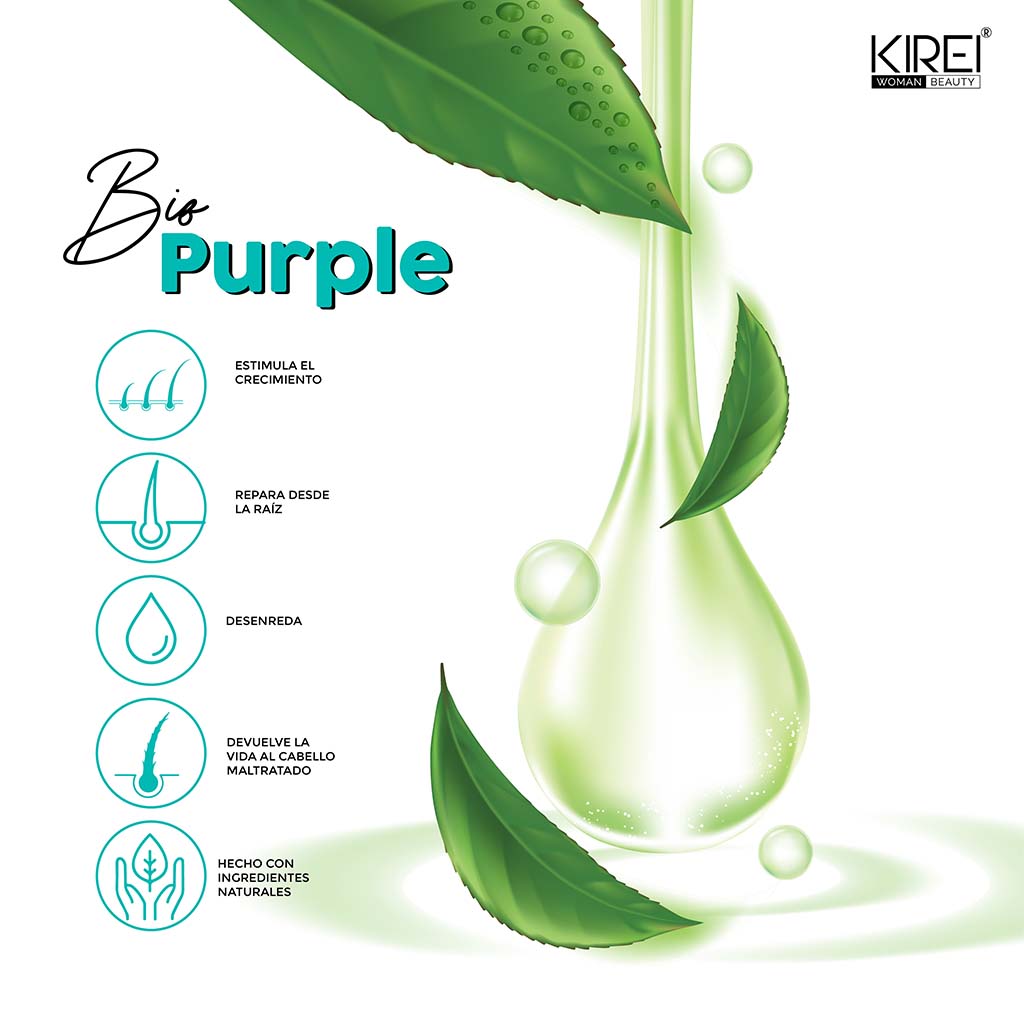 Shampoo acelerador de crecimiento Biopurple