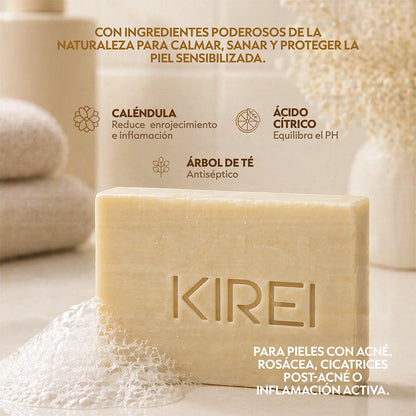 Jabon que contiene calendula
