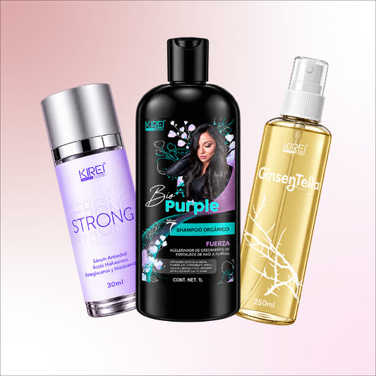 Kit Favoritos Kireifans: shampoo, sérum antiedad y tónico facial, los 3 más vendidos