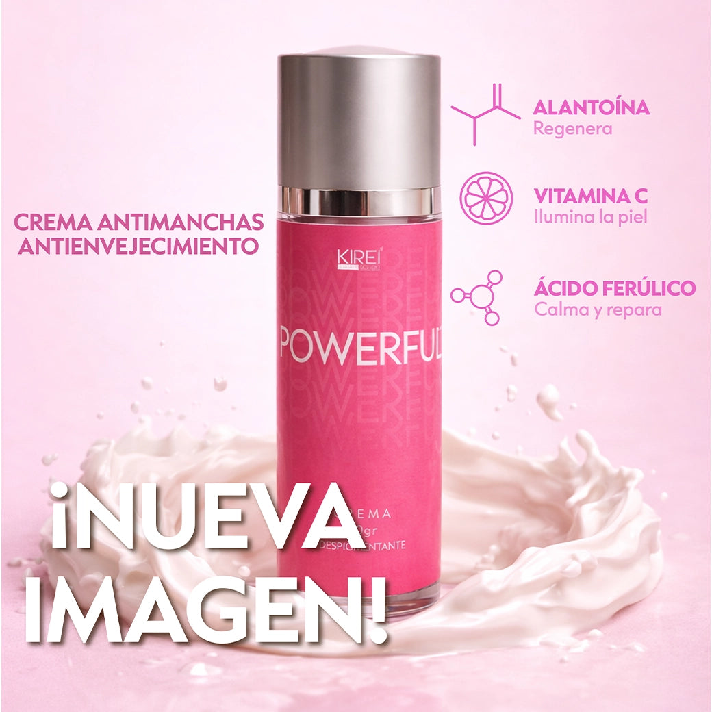 Crema Despigmentante Powerful - Manchas, Melasma y Luminosidad Facial/ Nueva imagen
