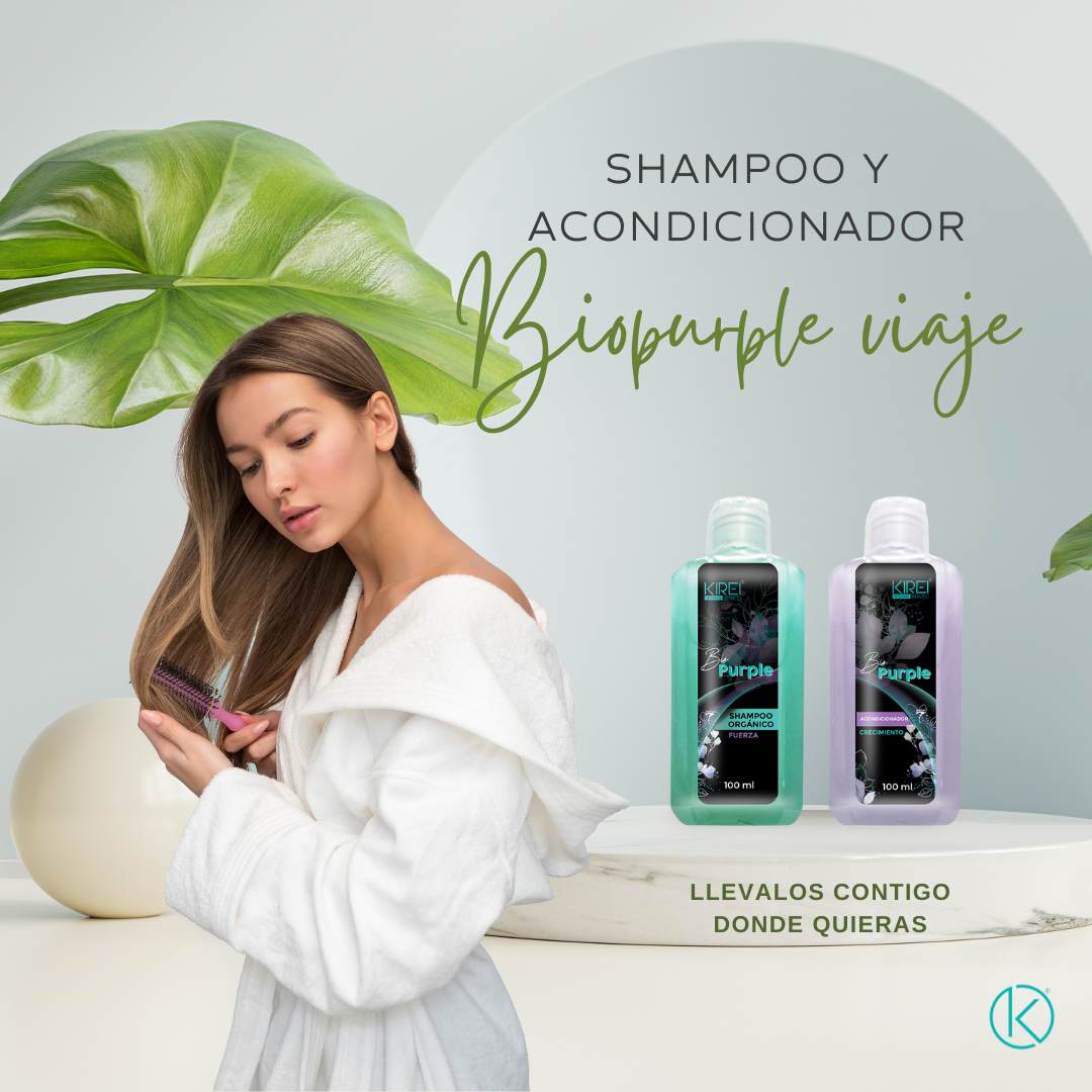 Kit de viaje (Shampoo y acondicionador) BioPurple