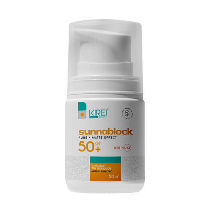 Sunnablock Pure Protector solar FPS 50 UVA/UVB Efecto mate